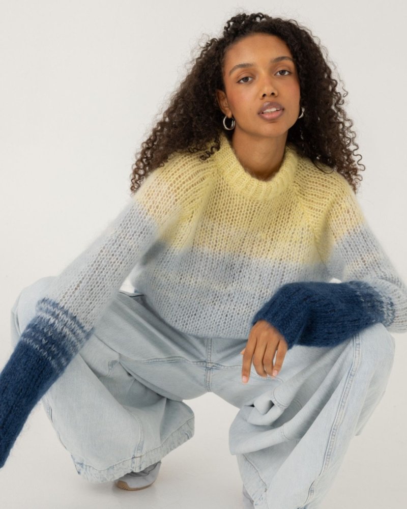 Perkūnas: Twilight Gold Mohair & Silk Sweater
