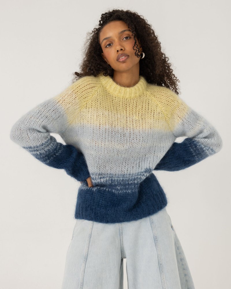 Perkūnas: Twilight Gold Mohair & Silk Sweater