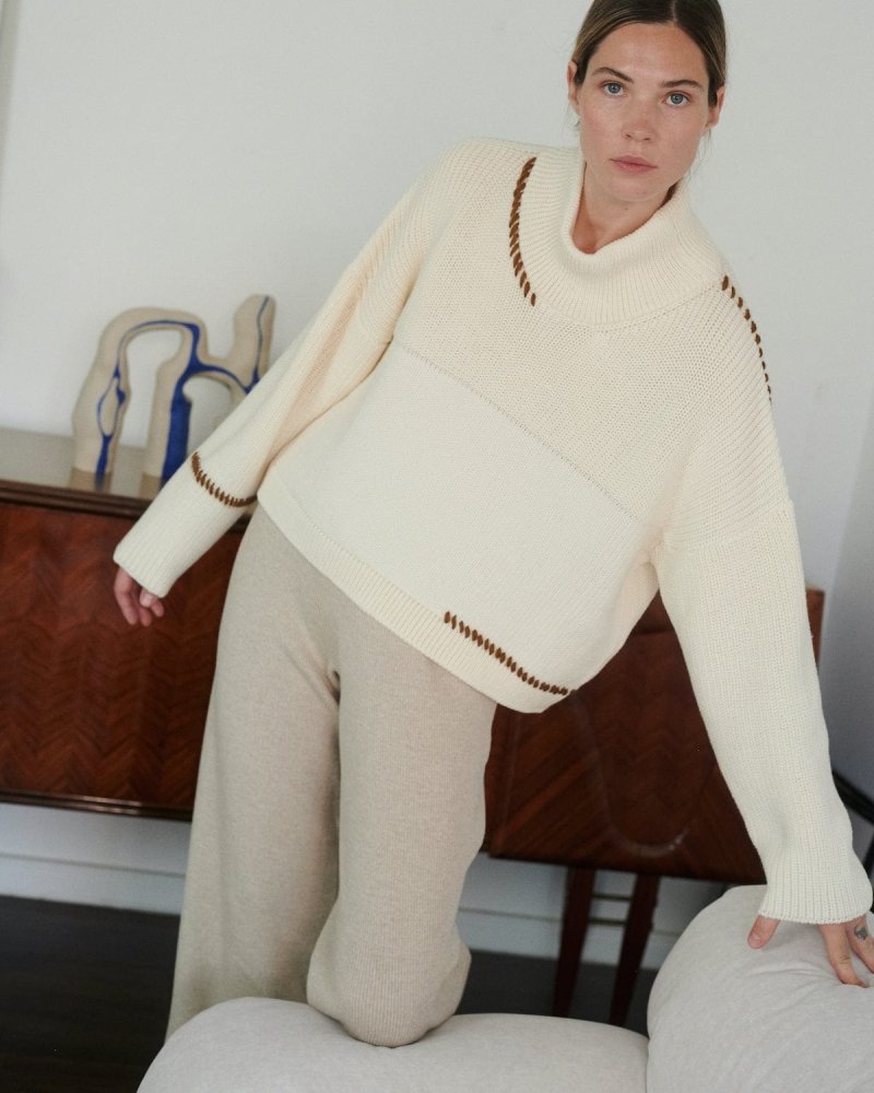 Šturmai: Sea Salt Merino Wool Turtleneck – The Knotty Ones