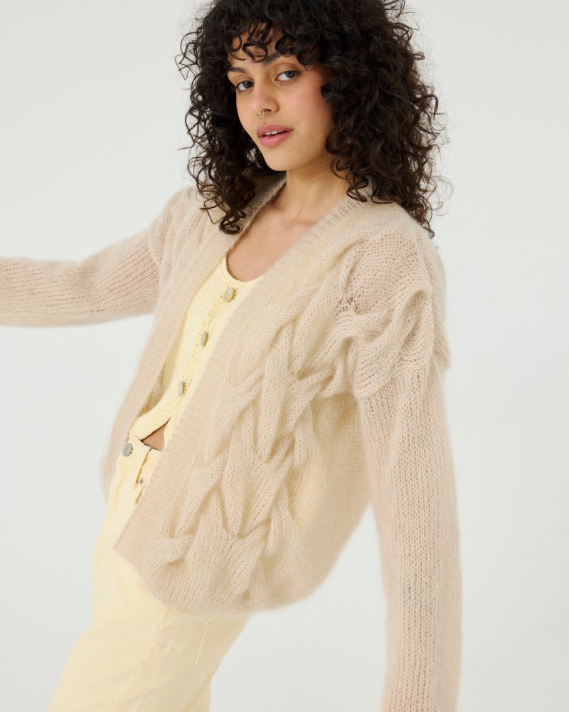 Twisted Erik: Cloud Silk Mohair Cardigan – The Knotty Ones