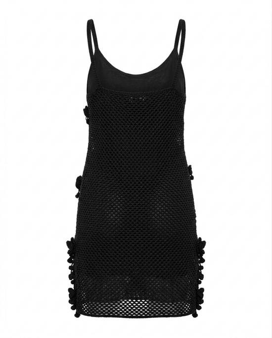 Aguonos: Black Cotton Crochet Dress – The Knotty Ones
