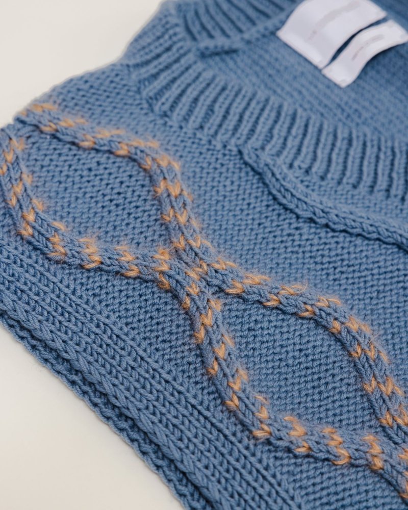 Blaivi Vasara: Baltic Blue Merino Wool Vest