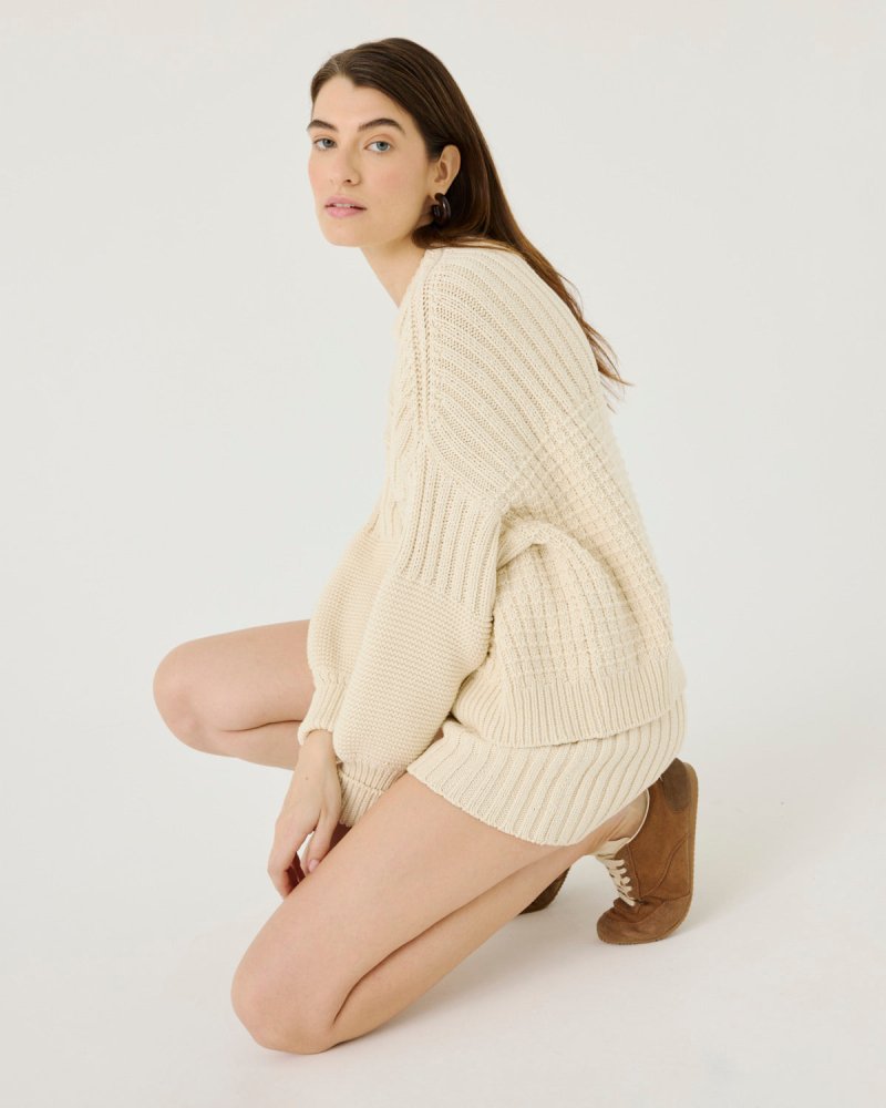 Delčia: Oat Cotton Sweater