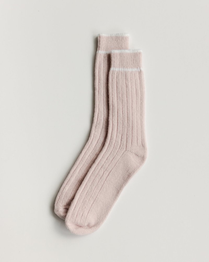 Draugystė: Rose Melange Cashmere Socks