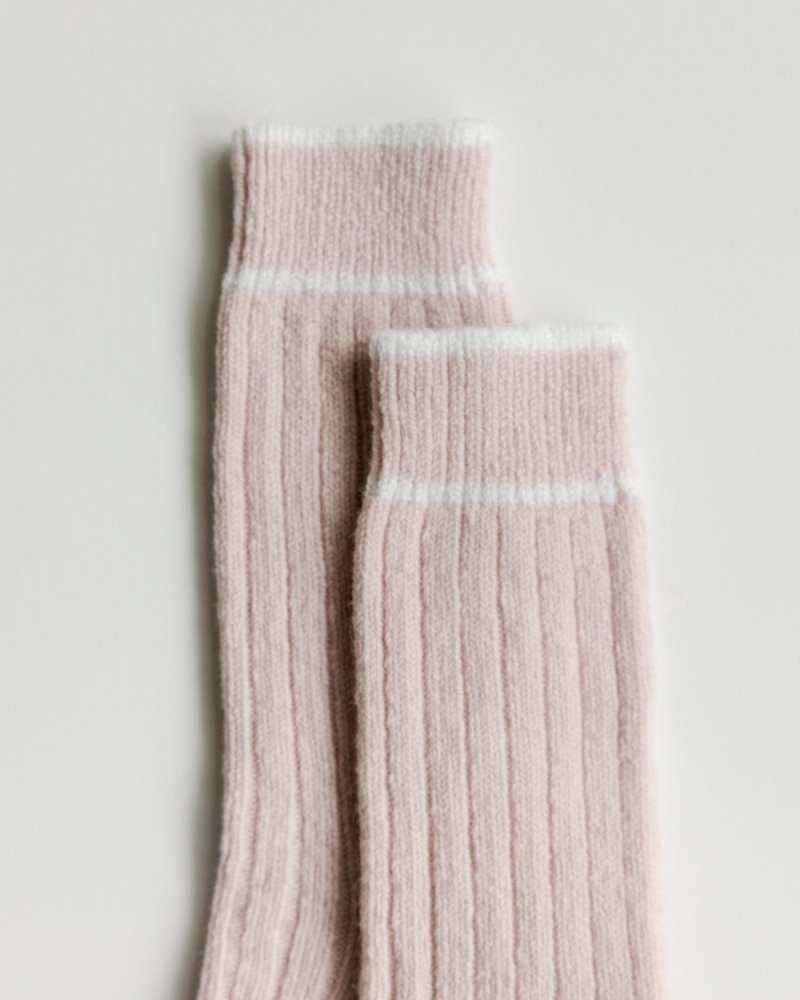Draugystė: Rose Melange Cashmere Socks