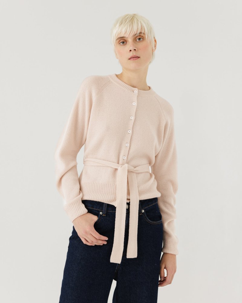 Indraja: Dusty Pink Wool & Cashmere Sweater