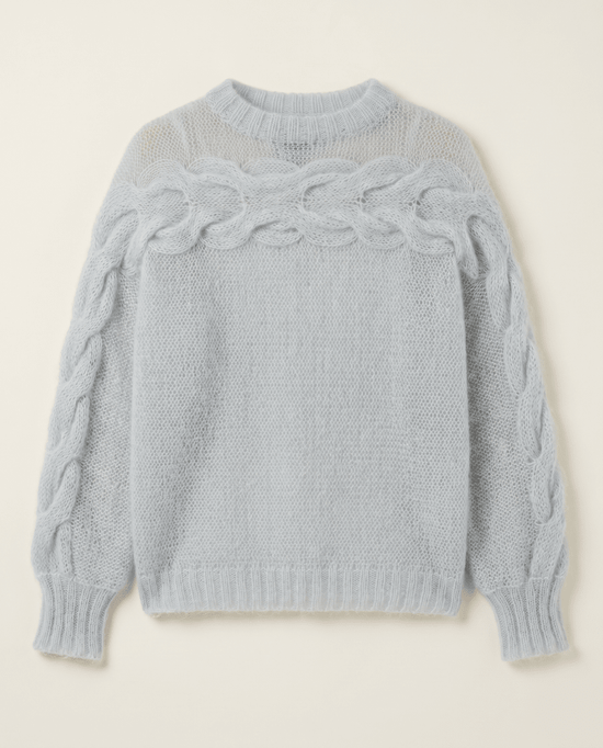Jūra: Dew Silk Mohair Sweater – The Knotty Ones