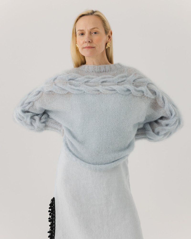 Jūra: Dew Silk & Mohair Sweater
