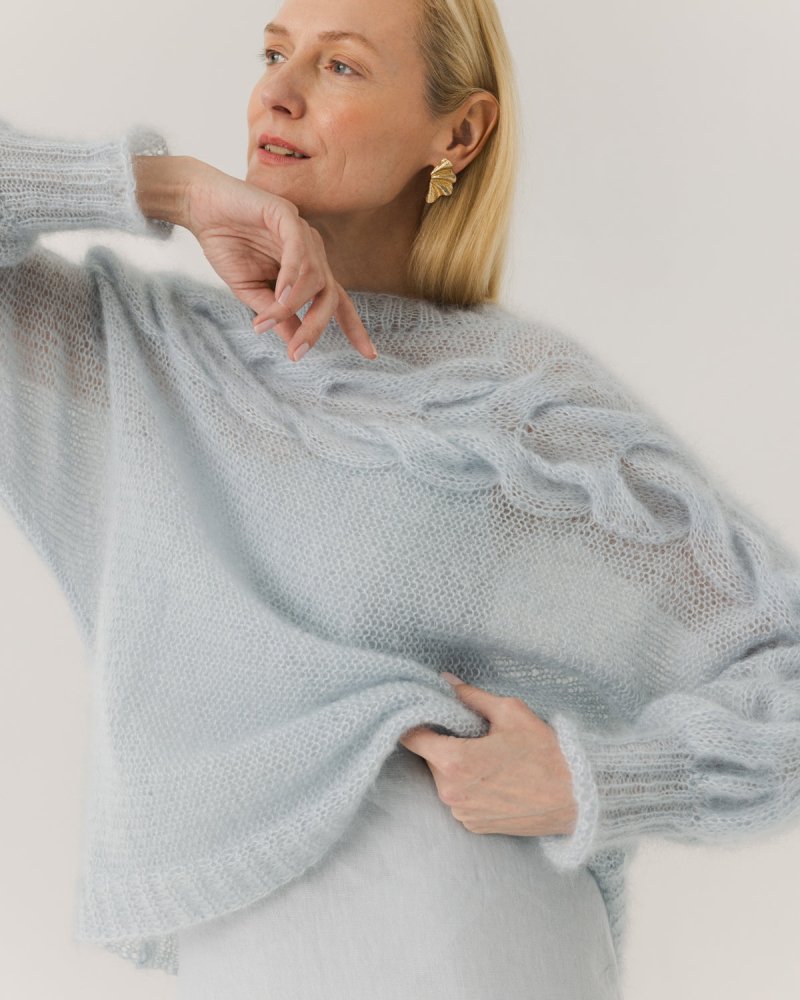 Jūra: Dew Silk Mohair Sweater – The Knotty Ones
