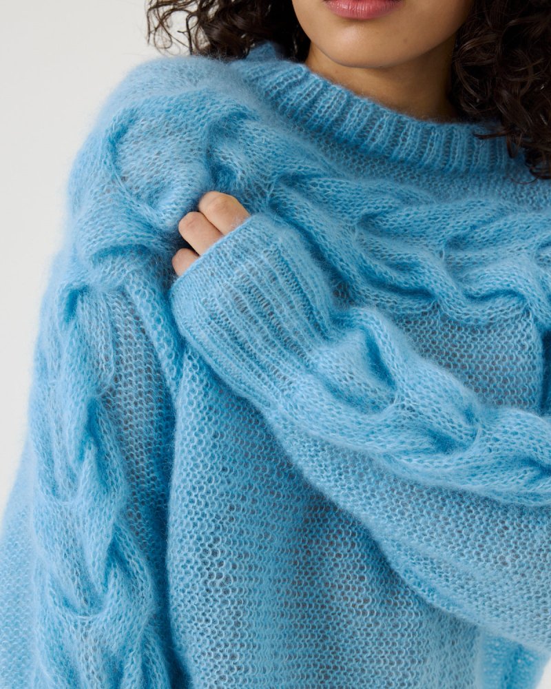 Jūra: Sea Glass Silk Mohair Sweater – The Knotty Ones