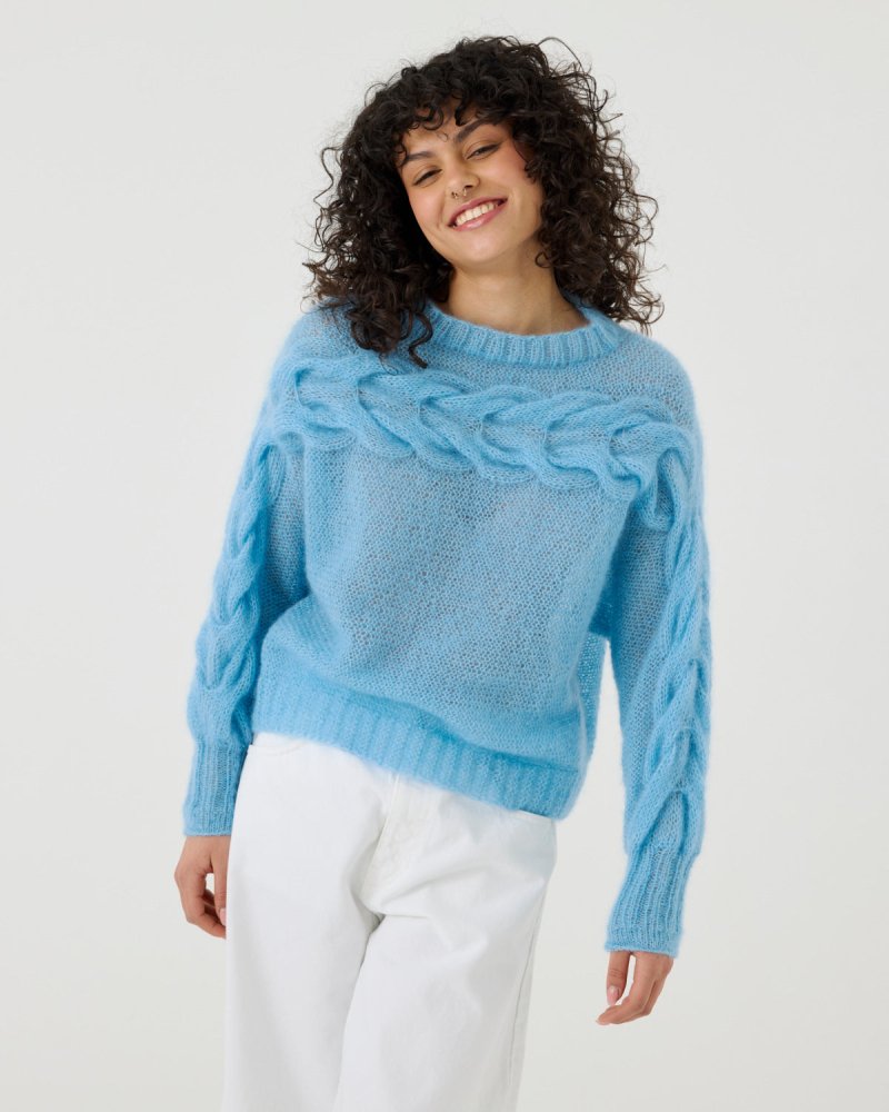 Jūra: Sea Glass Silk & Mohair Sweater