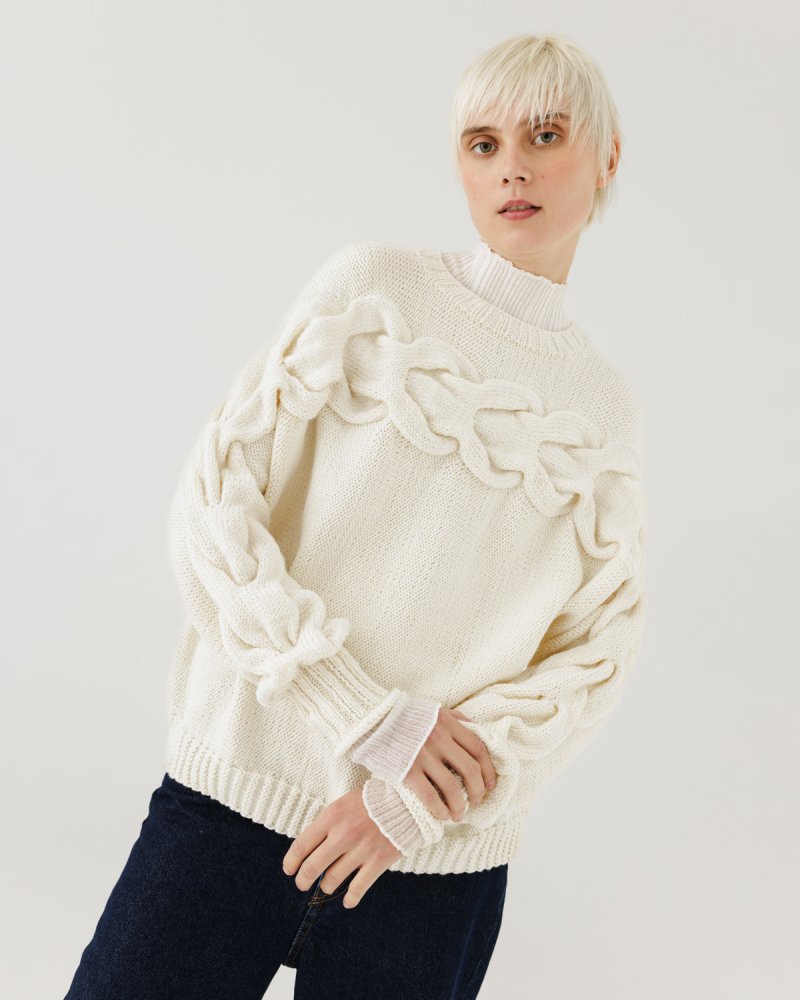 Jūra: Sea Salt Merino Wool Sweater