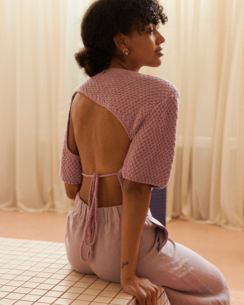Lake Galvė: Dusty Pink Top