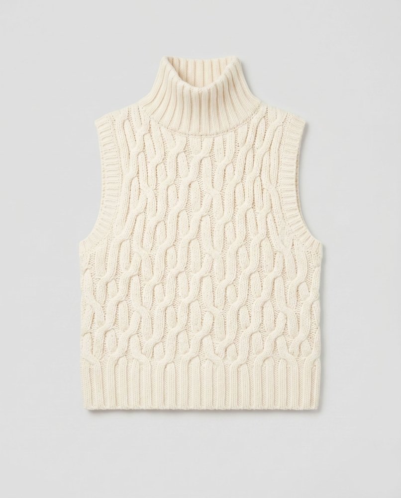 Mūša: Sea Salt Merino Wool Vest – The Knotty Ones