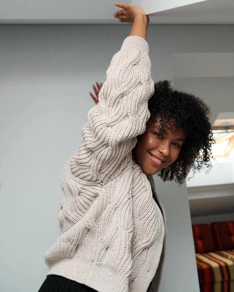 Nemunas: Silver Grey Merino Wool Cardigan – The Knotty Ones