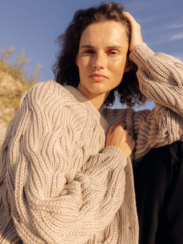 Nemunas: Silver Grey Merino Wool Cardigan – The Knotty Ones