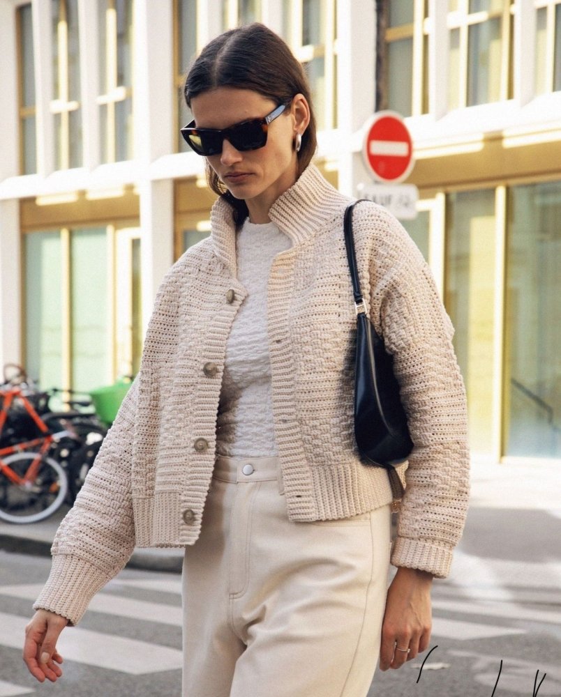 Prietema: Oat Crochet Cotton Jacket – The Knotty Ones
