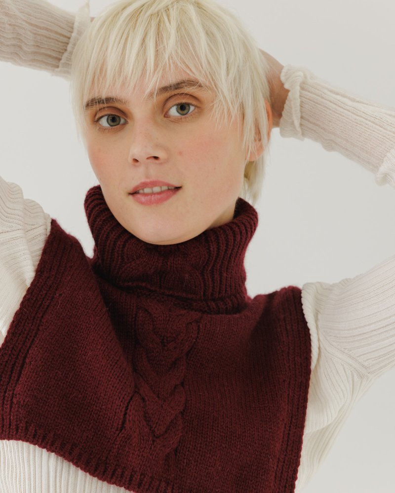 Pynė: Hellebore Alpaca Wool Neckwarmer