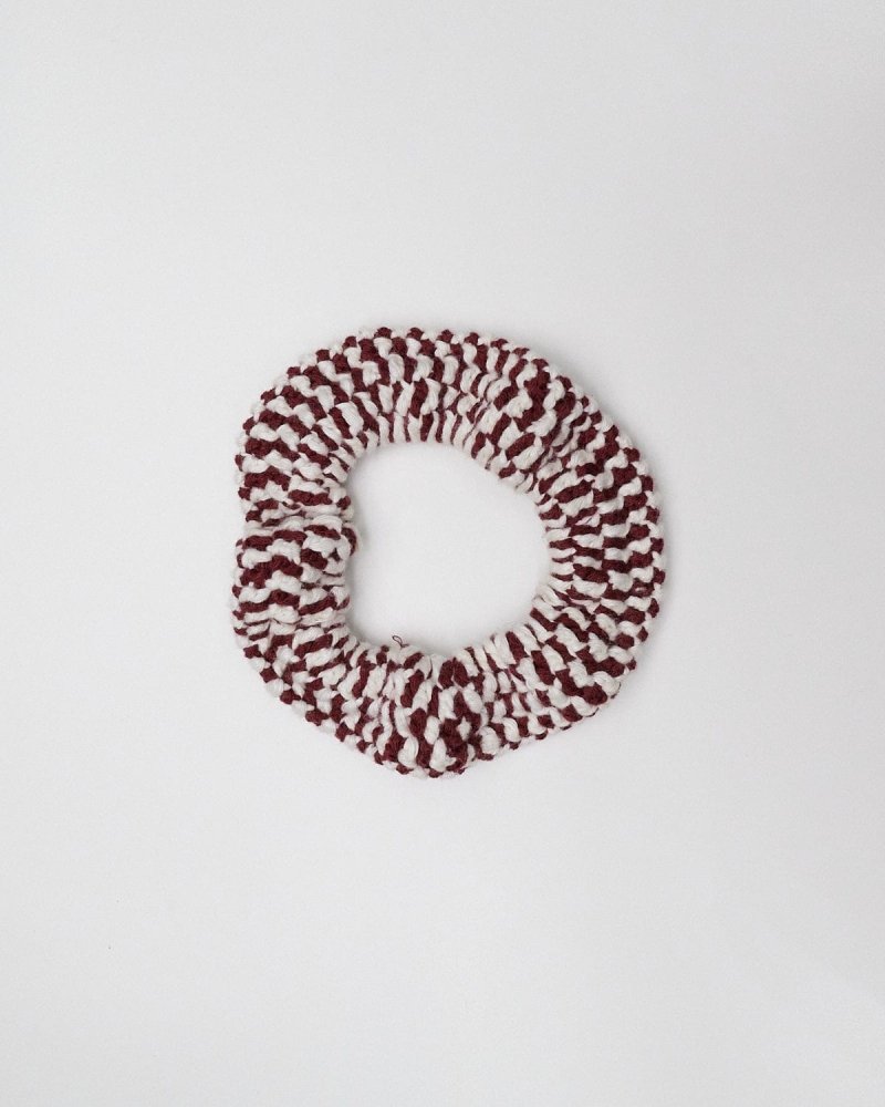 Ramunės: Hellebore And Oat Milk Cotton Scrunchie