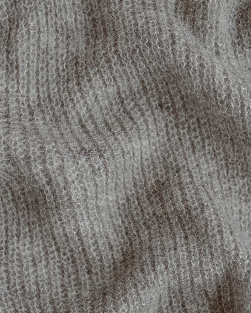 Skraistas: Fog Grey Silk Mohair Cropped Cardigan – The Knotty Ones