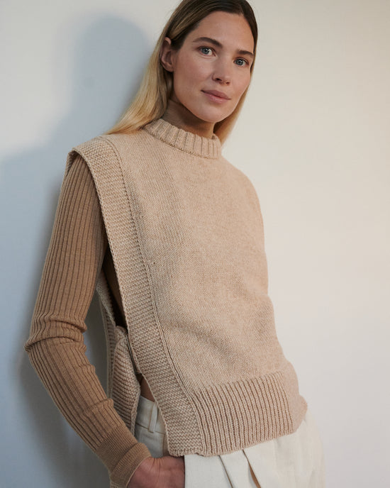 Kalvos: Sand Merino Wool Vest – The Knotty Ones