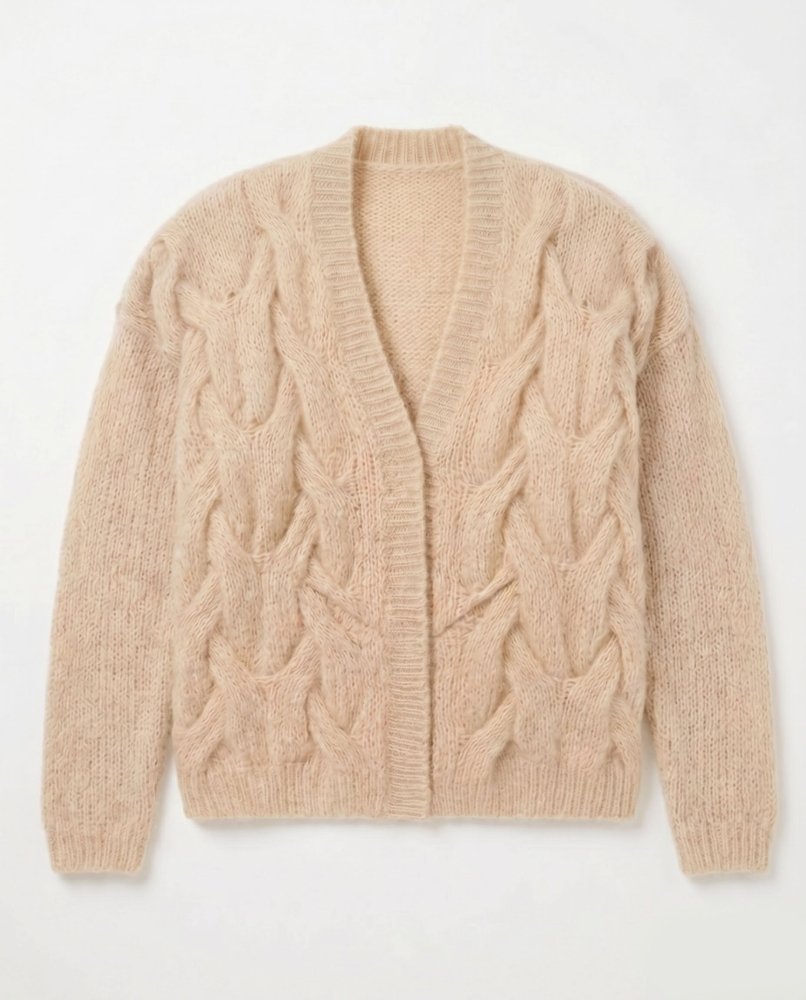 Twisted Erik: Cloud Silk Mohair Cardigan – The Knotty Ones