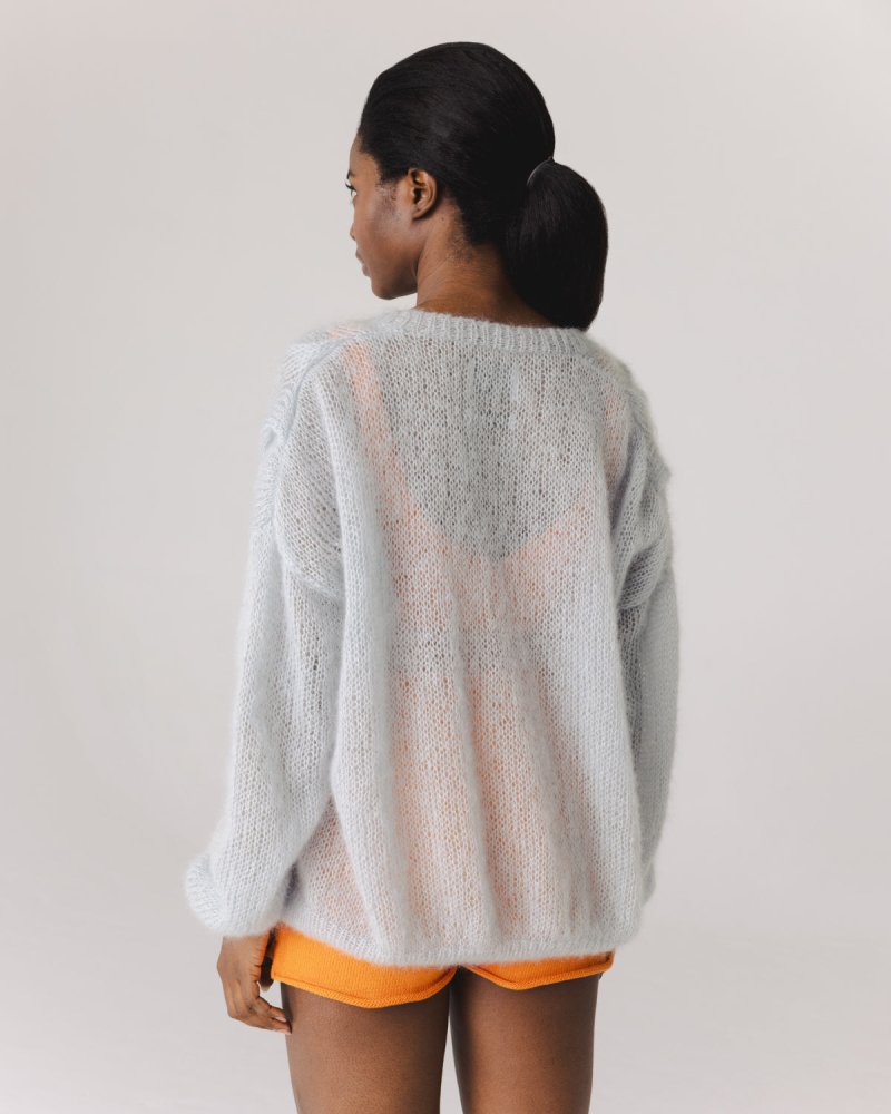 Twisted Erik: Dew Silk Mohair Cardigan – The Knotty Ones