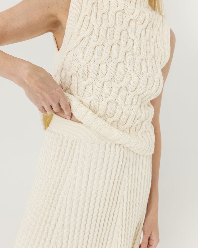 Vagos: Sea Salt A - line Skirt