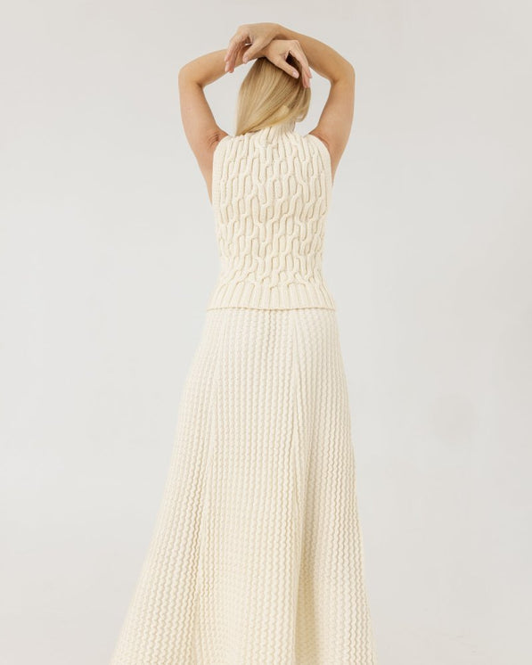 Vagos: Sea Salt A - line Skirt