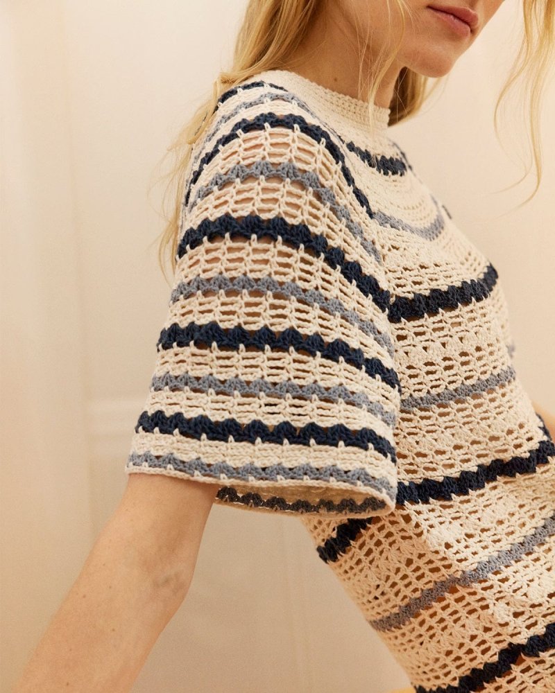 Vasara: Waves Mini Dress