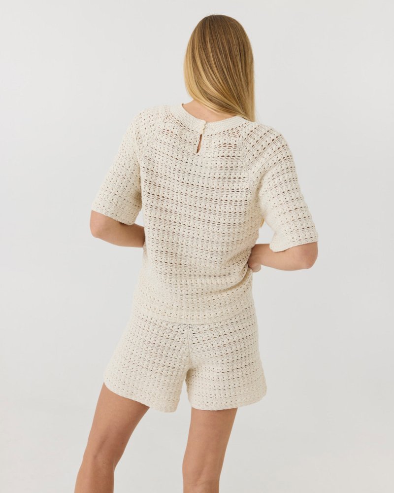 Žara: Sea Salt Cotton Top