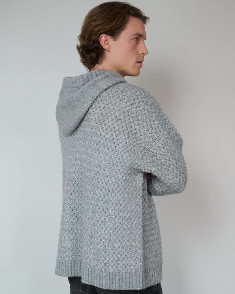 Žilvinas: Fog Grey Merino Wool Hoodie – The Knotty Ones