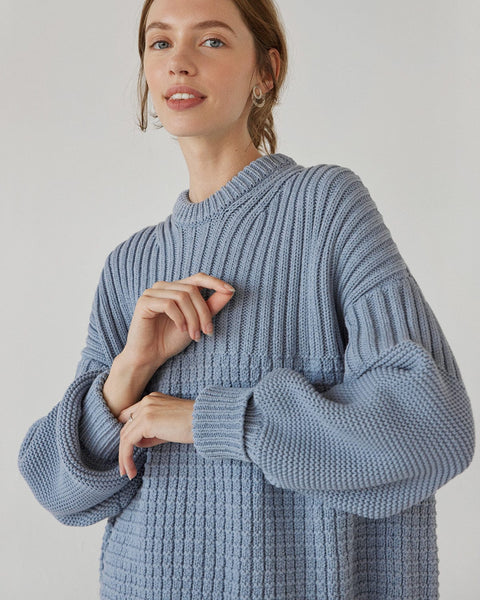 Dusty on sale blue sweater