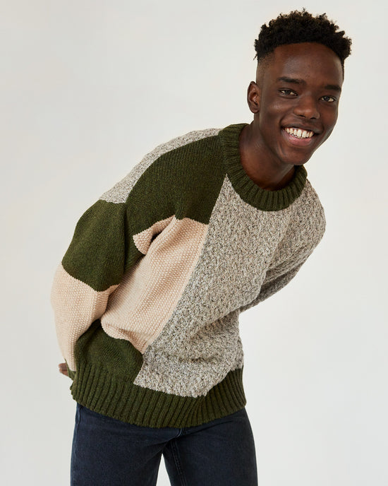 Patch: Pine Green Merino Wool Sweater – The Knotty Ones