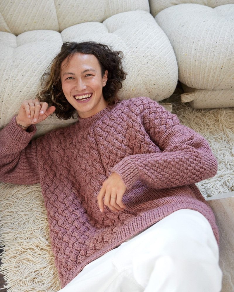 Heartbreaker: Dusty Pink Alpaca & Wool Sweater – The Knotty Ones