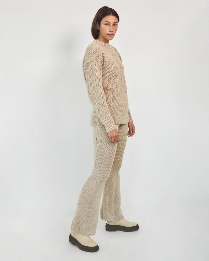 Slabada: Beige Wool Pants – The Knotty Ones