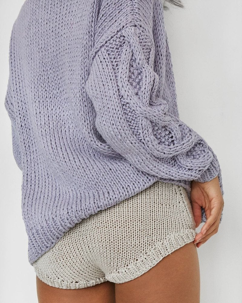 今期 Liten Cotton Candy Knit 完売 pois carla LITTLE KARLA - English knitting pattern by Anne Ventzel