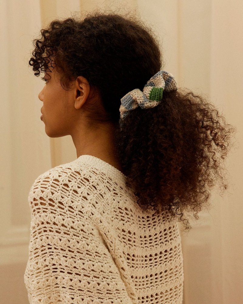 Žiedlapis: Fantasy Blue Scrunchie